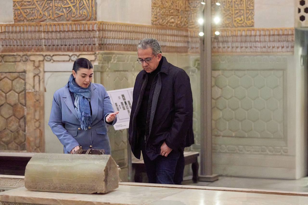 unesco-director-general-khaled-el-enani-visits-samarkands-historic-landmarks